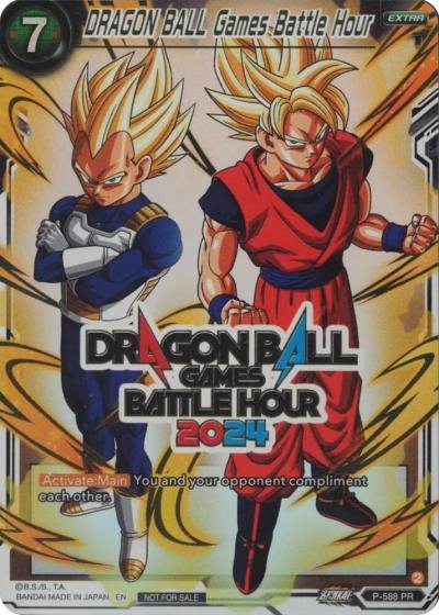 DRAGON BALL Games Battle Hour Dragon Ball Games Battle Hour 2024 Promo Card Set P-588 Promotion Cards Dragonball Super card