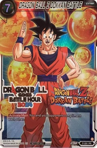 DRAGON BALL Z DOKKAN BATTLE Dragon Ball Games Battle Hour 2024 Promo Card Set P-591 Promotion Cards Dragonball Super card