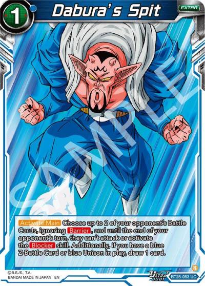 Daburas Spit BT28-053 Prismatic Clash Dragonball Super card