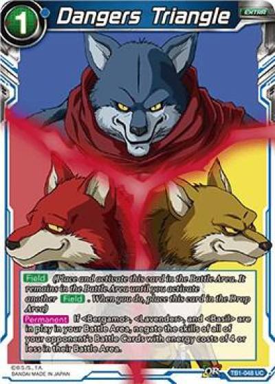Dangers Triangle TB1-048 Tournament of Power Dragonball Super card