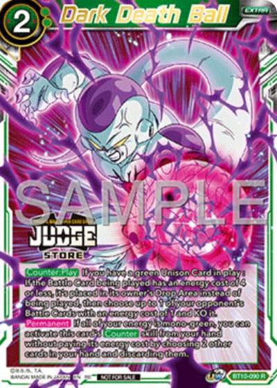 Dark Death Ball Judge Pack Vol17 Store BT10-090 Judge Promotion Cards Dragonball Super card