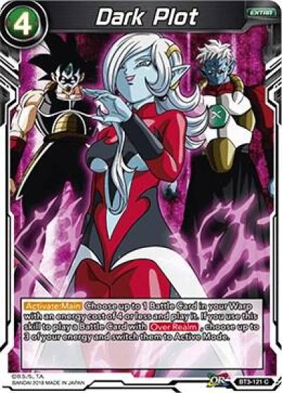 Dark Plot BT3-121 Cross Worlds Dragonball Super card