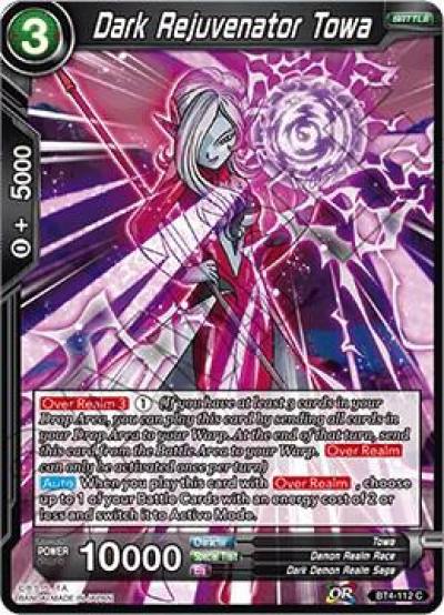 Dark Rejuvenator Towa Foil BT4-112 Colossal Warfare Dragonball Super card