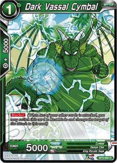 Dark Vassal Cymbal Foil BT4-065 Colossal Warfare Dragonball Super card