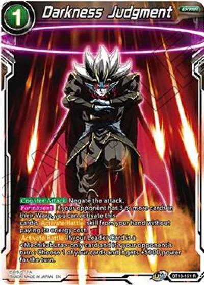 Darkness Judgment BT13-151 Supreme Rivalry Dragonball Super card