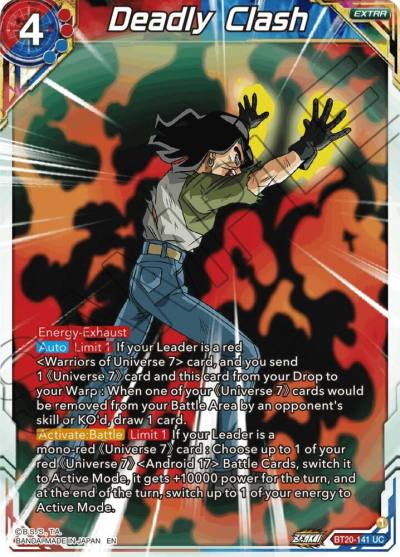 Deadly Clash BT20-141 Power Absorbed Dragonball Super card
