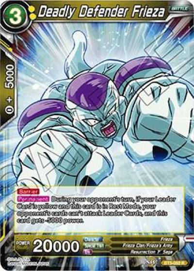 Deadly Defender Frieza BT5-092 Miraculous Revival Dragonball Super card