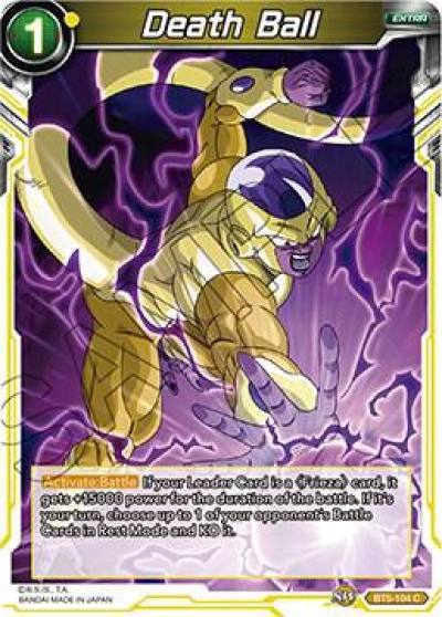 Death Ball BT5-104 Miraculous Revival Dragonball Super card
