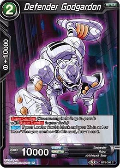 Defender Godgardon BT8-099 Malicious Machinations Dragonball Super card