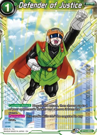 Defender of Justice Foil BT14-085 Cross Spirits Dragonball Super card
