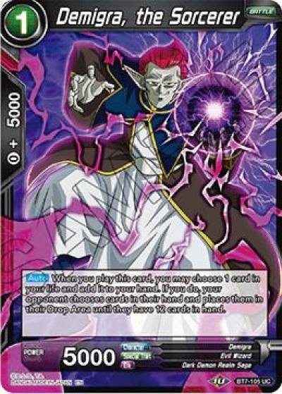 Demigra the Sorcerer BT7-105 Assault of the Saiyans Dragonball Super card