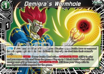 Demigras Wormhole BT27-094 History of Z Dragonball Super card