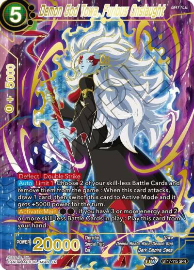 Demon God Towa Furious Onslaught SPR BT17-115 Ultimate Squad Dragonball Super card