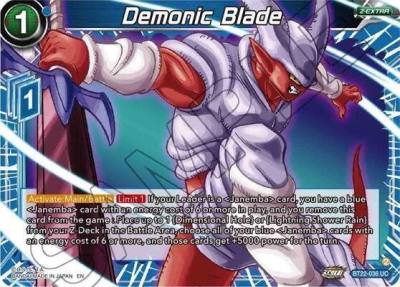 Demonic Blade BT22-036 Critical Blow Dragonball Super card