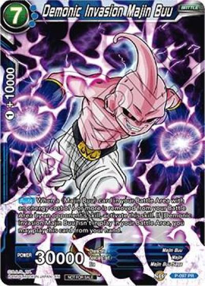 Demonic Invasion Majin Buu P-097 Promotion Cards Dragonball Super card
