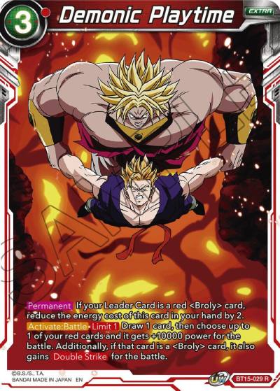 Demonic Playtime Foil BT15-029 Saiyan Showdown Dragonball Super card