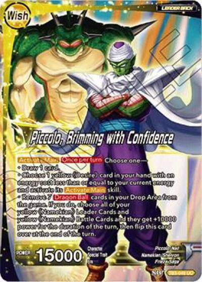 Dende Piccolo Brimming with Confidence Foil TB3-049 Clash of Fates Dragonball Super card