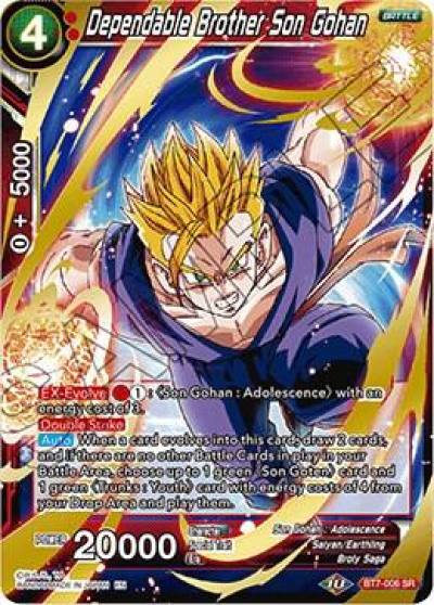Dependable Brother Son Gohan BT7-006 Assault of the Saiyans Dragonball Super card