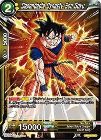Dependable Dynasty Son Goku Foil BT4-078 Colossal Warfare Dragonball Super card
