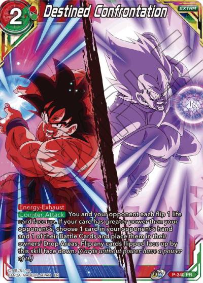 Destined Confrontation Foil P-340 Promotion Cards Dragonball Super card