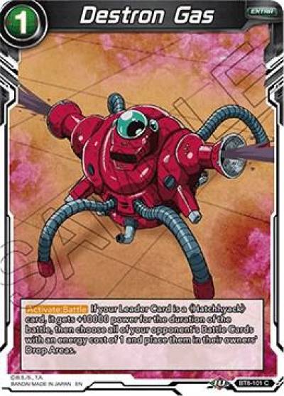 Destron Gas Foil BT8-101 Malicious Machinations Dragonball Super card