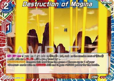 Destruction of Mogina BT27-113 History of Z Dragonball Super card
