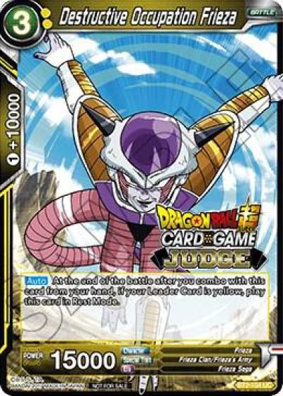 Destructive Occupation Frieza BT2-104 Judge Promotion Cards Dragonball Super card