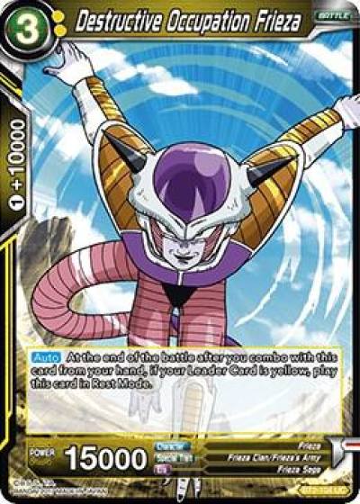 Destructive Occupation Frieza BT2-104 Union Force Dragonball Super card