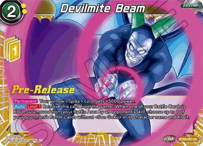 Devilmite Beam BT22-087 Critical Blow Pre-Release Cards Dragonball Super card