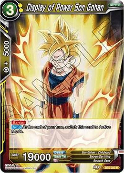 Display of Power Son Gohan BT6-083 Destroyer Kings Dragonball Super card