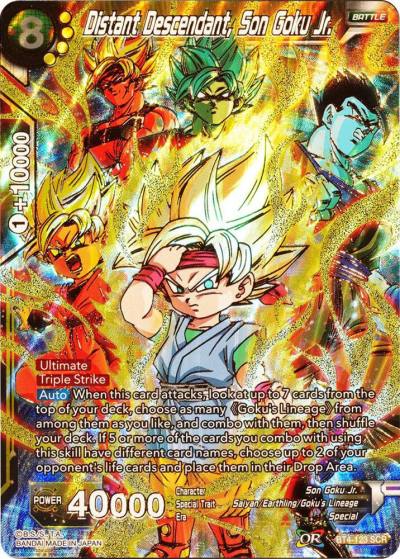 Distant Descendant Son Goku Jr BT4-123 Colossal Warfare Dragonball Super card