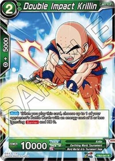 Double Impact Krillin TB2-041 World Martial Arts Tournament Dragonball Super card