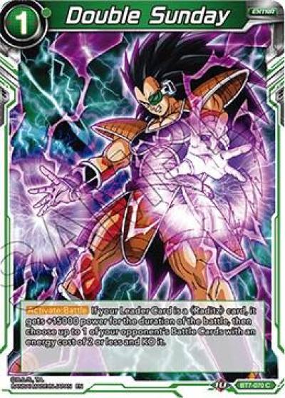 Double Sunday Foil BT7-070 Assault of the Saiyans Dragonball Super card