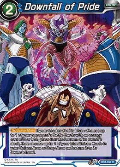 Downfall of Pride DB3-050 Draft Box 06 - Giant Force Dragonball Super card