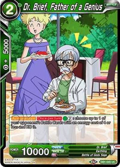 Dr Brief Father of a Genius Foil DB1-045 Draft Box 04 - Dragon Brawl Dragonball Super card