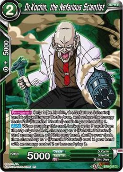DrKochin the Nefarious Scientist BT8-057 Malicious Machinations Dragonball Super card