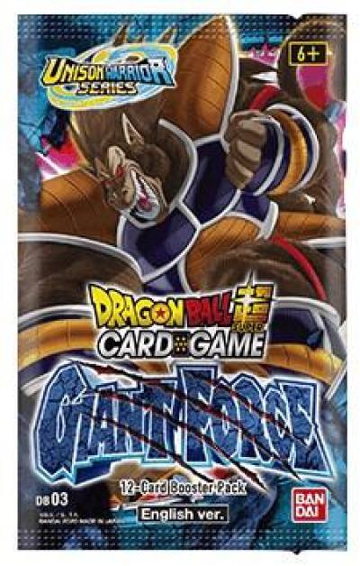 Draft Box 06 Giant Force Booster Pack  Draft Box 06 - Giant Force Dragonball Super card