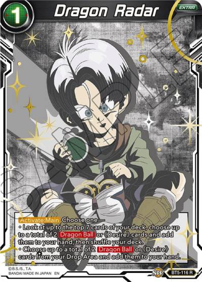 Dragon Radar Alternate Art Foil BT5-116 Special Anniversary Set Dragonball Super card