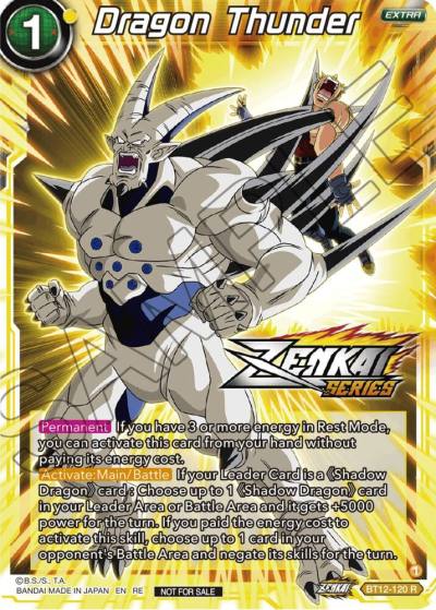 Dragon Thunder Event Pack 12 BT12-120 Tournament Promotion Cards Dragonball Super card