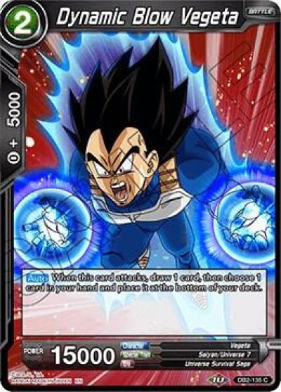 Dynamic Blow Vegeta DB2-135 Draft Box 05 - Divine Multiverse Dragonball Super card