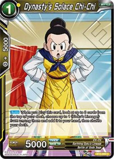 Dynastys Solace Chi Chi BT4-089 Colossal Warfare Dragonball Super card