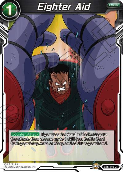 Eighter Aid Reprint BT6-119 Battle Evolution Booster Dragonball Super card