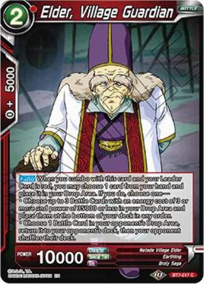 Elder Village Guardian BT7-017 Assault of the Saiyans Dragonball Super card