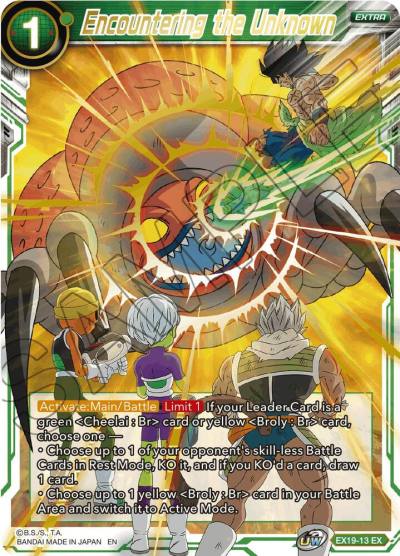 Encountering the Unknown EX19-13 Special Anniversary Set 2021 Dragonball Super card
