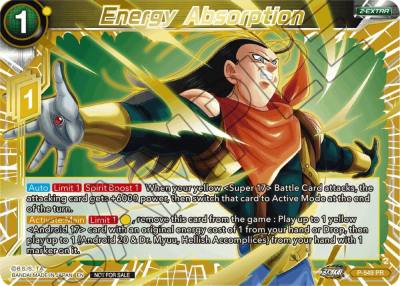Energy Absorption Championship Z Extra Card Pack 2023 P-549 Tournament Promotion Cards Dragonball Super card
