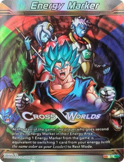 Energy Marker Cross Worlds Silver M-16 Prismatic Clash Dragonball Super card