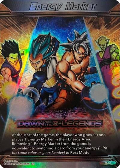 Energy Marker Dawn Of The Z Legends M-31 Fearsome Rivals Dragonball Super card