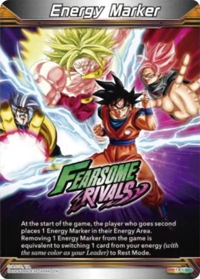 Energy Marker Fearsome Rivals M-53 Three Glorious Fighters Dragonball Super card