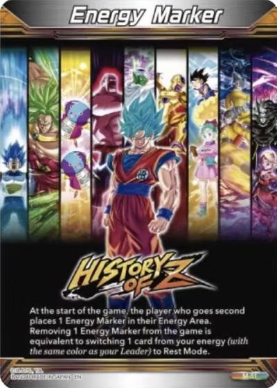 Energy Marker History of Z M-51 Three Glorious Fighters Dragonball Super card