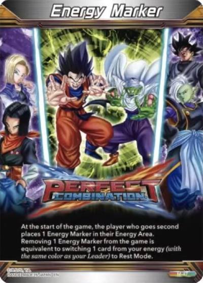 Energy Marker Perfect Combination M-47 Three Glorious Fighters Dragonball Super card